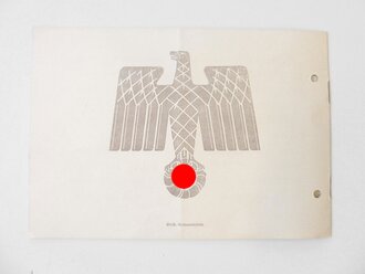 Winterhilfswerk Reichswerbestelle, 6 seitige Broschüre im DIN A5 querformat