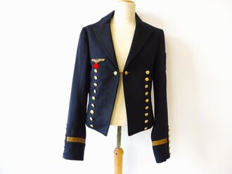 Kriegsmarine dunkelblaue Paradejacke in gutem Zustand,...