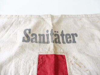 Sichttuch für Sanitäter einer Reserve Jäger Kompagnie, Maße 47 x 53cm