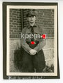 Foto HJ Angehöriger mit Schirmmütze, Maße 6x8,5 cm