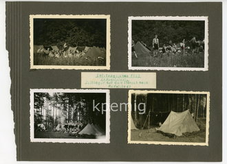 Seite eines Fotoalbum Leistungsschau 1939 in Rudolstadt,...