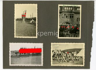 Seite eines Fotoalbum " Leistungsschau 1939 in Rudolstadt, Zeltlager"