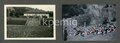 Seite eines Fotoalbum " Die Lehrlinge des Fritz Sauckel Werkes Weimar im Schulungsjahr bei Gumbelstadt 1940" Dazu 2 loose Fotos
