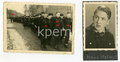 Seite eines Fotoalbum " Fahrt nach Holzen 1942" dazu zwei loose Fotos