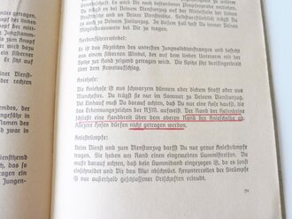 Dv. DJ.0.1. "Vorschrift über den Jungvolkdienst" vom 1.7.38