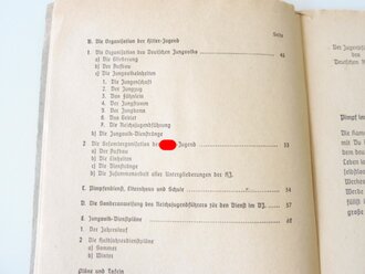 Dv. DJ.0.1. "Vorschrift über den Jungvolkdienst" vom 1.7.38