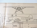 Bauplan " Fieseler Storch 156" gezeichnet 1941