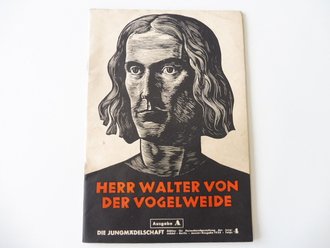 Die Jungmädelschaft, Blätter für die Heimabendgestaltung im Deutschen Jungmädel, A5, 48 Seiten, Jungfolge 4, datiert 1939