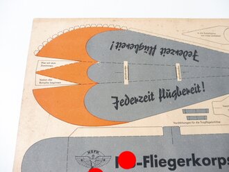 Bauplan NSFK Flugmodell "Jederzeit Flugbereit", A3