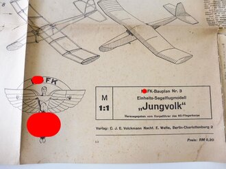 Bauplan NSFK Einheits-Segelflugmodell...