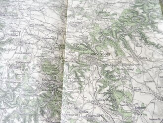 Landkarte KLV.-Lager, Drosendorf Tschechoslowakei, Maße 58 x 45 cm