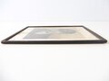 "Seeteufel " Graf Luckner , eigenhändige Unterschrift auf gerahmtem Druck, ungereinigtes Stück, Maße des Rahmens 25 x 34cm