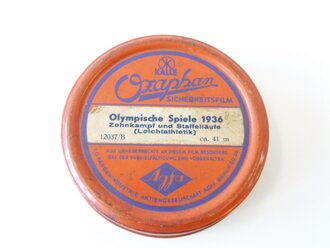 Olympische Spiele 1936, 16mm Sicherheitsfilm " Zehnkampf und Staffelläufe ( Leichtathletik)"