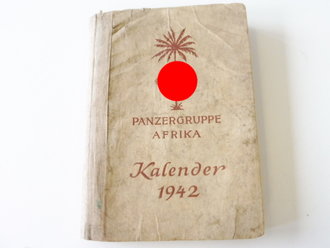 Panzergruppe Afrika " Kalender 1942 " bis auf die Karte komplett