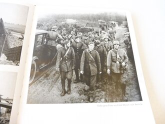 Heinrich Hoffmann, Bildband " Mit Hitler in Polen " Eingeklebte Widmung " Josef Bürckel Gauleiter und Reichskommissar " Meinen Mitarbeitern zur Jahreswende 1940"