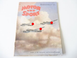 Motor und Sport Junkers Ju88, Ausgabe A vom 25.Januar 1943