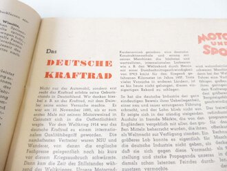 "Motor und Sport" Junkers Ju88, Ausgabe A vom 25.Januar 1943