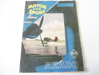 Motor und Sport Arado, Ausgabe A vom 8.Februar 1942