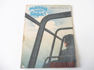 "Motor und Sport" ARADO, Ausgabe A vom 23. August 1942