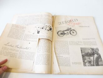 "Motor und Sport" Auf Spähfahrt, Ausgabe A vom  31. März 1940, Seite 15 + 17 verschnitten