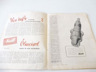 "Motor und Sport"  Ausgabe A vom 9.Juni 1940, Seite 15 verschnitten