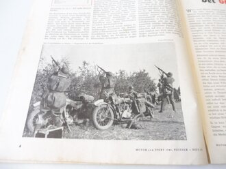 "Motor und Sport"  Ausgabe A vom 9.Juni 1940, Seite 15 verschnitten