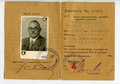 Generalgouvernement ( Besetzte polnische Gebiete ) Personalausweis eines Herrn aus Przemysl, ausgestellt 1943