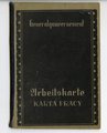 Generalgouvernement ( Besetzte polnische Gebiete ) Arbeitskarte einer Schneiderin aus Krakau