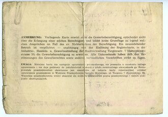 Generalgouvernement ( Besetzte polnische Gebiete )...