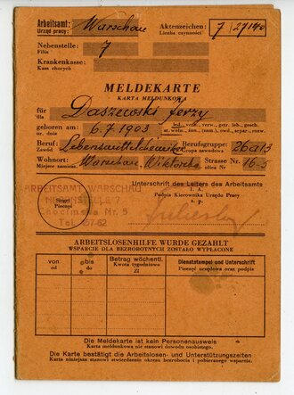 Generalgouvernement ( Besetzte polnische Gebiete )...