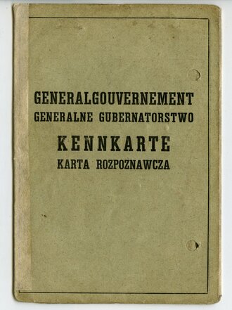 Generalgouvernement ( Besetzte polnische Gebiete )...