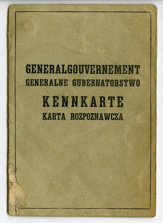 Generalgouvernement ( Besetzte polnische Gebiete )...