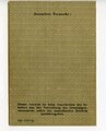 Generalgouvernement ( Besetzte polnische Gebiete ) Personalausweis für nichtdeutsche Verwaltungsdienstangehörige , ausgestellt Krakau 1944, Lichtbild fehlt