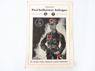 Waffenfabrik Paul Seilheimer Solingen, Verkaufskatalog 8...