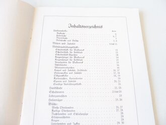 Heeres Kleiderkasse, Preisliste ab 1.Oktober 1937 mit 43 Seiten