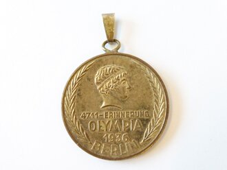 Tragbare Werbemedaille 4711"Erinnerung Olympia 1936 Berlin " 35mm