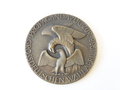 Nicht tragbare Medaille in Etui " Propagandazug zur Grossdeutschen Wahl April 1938" Durchmesser 52mm