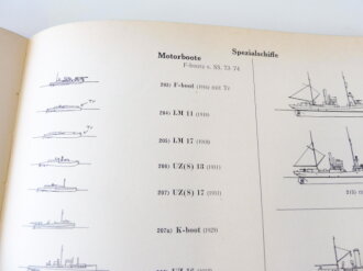 " Die deutschen Kriegsschiffe 1815-1936" von Erich Gröner . 153 Seiten , Lehmanns Verlag 1937