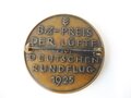 Tragbare Plakette " B.Z. Preis der Lüfte im Deutschen Rundflug 1925" Durchmesser 61mm, im Etui
