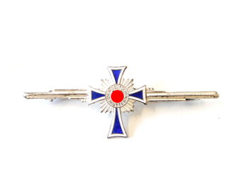 Ehrenkreuz der deutschen Mutter in silber, Miniatur 22mm , Variante als 61mm Breite Brosche