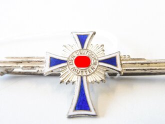 Ehrenkreuz der deutschen Mutter in silber, Miniatur 22mm , Variante als 61mm Breite Brosche