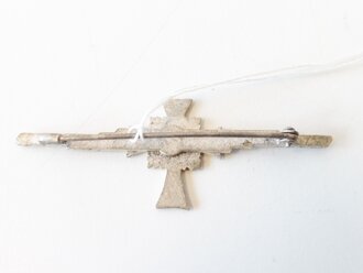 Ehrenkreuz der deutschen Mutter in silber, Miniatur 22mm , Variante als 61mm Breite Brosche