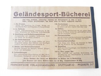 "Pionier Arbeiten" Heft 10 aus der Reihe "Geländesport Bücherei" 31 Seiten