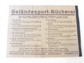 "Pionier Arbeiten" Heft 10 aus der Reihe "Geländesport Bücherei" 31 Seiten