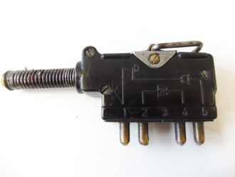 Stecker zum Handapparat für Feldfernsprecher 33 datiert 1943