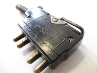 Stecker zum Handapparat für Feldfernsprecher 33 datiert 1943