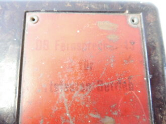 Feldfernsprecher 43 ( OB Fernsprecher 43 für ortsfesten Betrieb ) datiert 1944. Funktion nicht geprüft