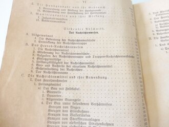 "Der Dienstunterricht in Heere, Ausgabe für den Nachrichtenmann" Gebraucht, komplett