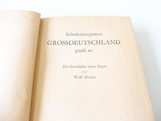 Infanterieregiment Großdeutschland greift an, von Wolf Durian, datiert 1942, A5, 183 Seiten