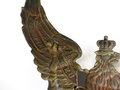Preußen, Helmadler für Mannschaften der Garderegimenter, Messing mit aufgelegtem silbernen Stern